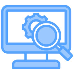 Analyzed Blue Icon