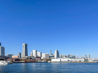 Fototapeta premium 横浜 みなとみらい 都市風景