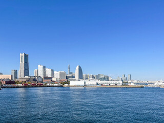 横浜　みなとみらい　都市風景