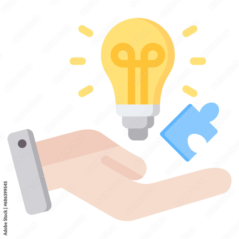 Poster Problem Solving Flat Icon