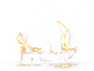 Fire Flames Blaze burn on black background isolated. Firing flaming on paper abstract texture. Fire burn on paper to ashes and create flame. Photo real high resolution blur out of focus