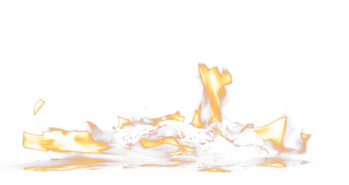 Fire Flames Blaze burn on black background isolated. Firing flaming on paper abstract texture. Fire burn on paper to ashes and create flame. Photo real high resolution blur out of focus