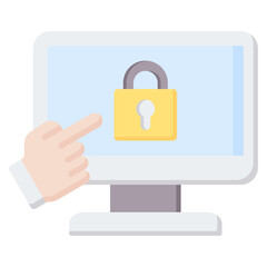 Access Control Flat Icon