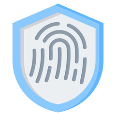 Finger Print Flat Icon