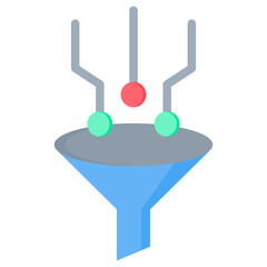 Traffic Filtering Flat Icon