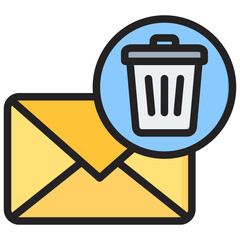 Antispam Outline Color Icon