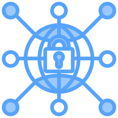 Vpn Blue Icon