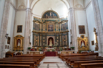 Fototapeta na wymiar Chinchon Church in Spain