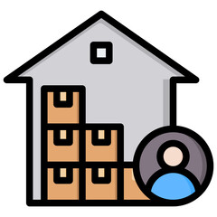 Workhouse Outline Color Icon