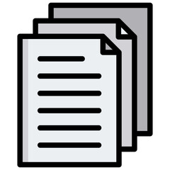 Document Outline Color Icon