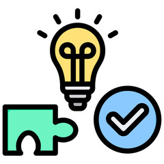 Solution Outline Color Icon