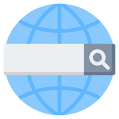 Search Engine Flat Icon