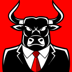 bull with horns