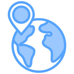 Gps Blue Icon