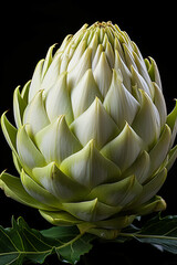 Fototapeta premium Artichoke. . Portrait. Ideal for advertising or banner.