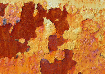 Grunge rusty metal texture background. Rusted metal background.
