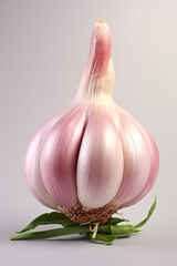 Garlic. Portrait. Ideal for advertising or banner.