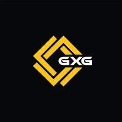 GXG letter design for logo and icon.GXG typography for technology, business and real estate brand.GXG monogram logo.