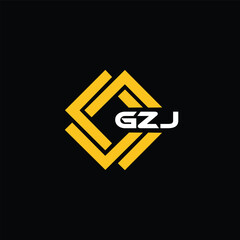 GZJ letter design for logo and icon.GZJ typography for technology, business and real estate brand.GZJ monogram logo.