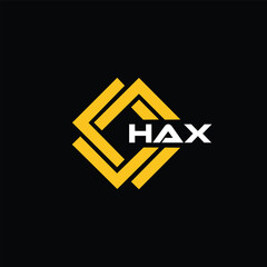 HAX letter design for logo and icon.HAX typography for technology, business and real estate brand.HAX monogram logo.