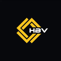 HBV letter design for logo and icon.HBV typography for technology, business and real estate brand.HBV monogram logo.