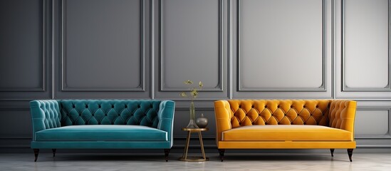 Contemporary stylish sofa set for office and hotel interiors