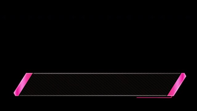 金属プレートの装飾がおしゃれの黒ベースのテロップベース（5色セット）
