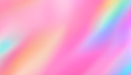pastel colors abstract cute pink holographic gradient background design.