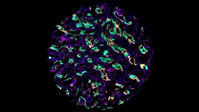 Luminous And Dynamic Water Patterns Mesmerizing Cymatic Waves in Vivid Colors