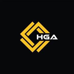 HGA letter design for logo and icon.HGA typography for technology, business and real estate brand.HGA monogram logo.