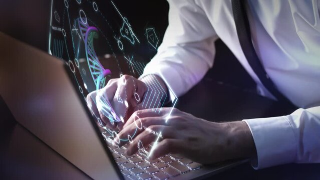 Work on a virtual panel on an array of DNA data.