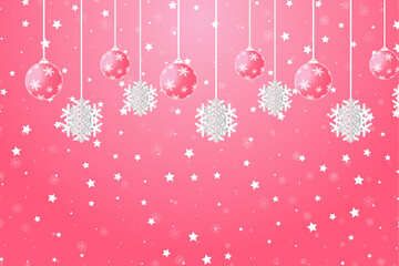 pink christmas background