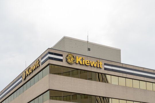 Kiewit office in Calgary, Alberta, Canada, on July 3, 2023. Kiewit Corporation is an American privately held construction company. 