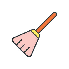 Broom icon vector design templates simple and modern