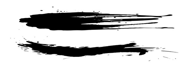 アナログタッチのテクスチャー素材。美しいブラシストローク