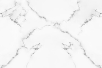 White marble texture with natural pattern for background or design art work.