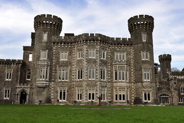 Castle in Co Wexford, Ireland. Johnstown Castle is a medieval castle.
