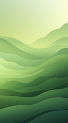 Green Vertical Abstract Mountain Wallpaper Minimalist Natural Landscape Background App Backdrop Online Banner Web Graphic