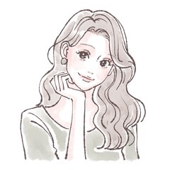 女性・女の子のイラスト素材