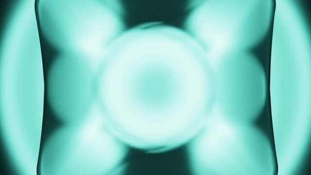 Moving cells of an unknown alien organism. Design. Concept of extraterrestrial life existence. 