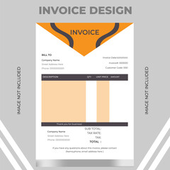 Creative Business Invoice Template, Corporate Invoice Design Template, Vector Invoice Template, Cash 
Creative Business Invoice Template, Corpora Memo, Vector Quotation Design Template. Stock Vector 

