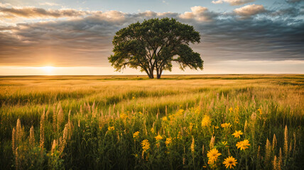 tree in the field