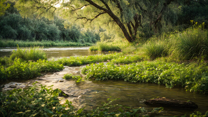Fototapeta premium stream in the forest