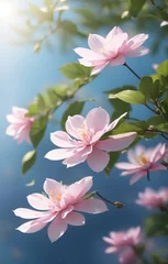 Foto op Canvas pink magnolia blossom © Pasindu Dilshan