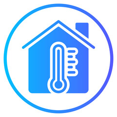 house gradient icon