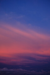 Beautiful dramatic Sunset, Colorful sky background.
