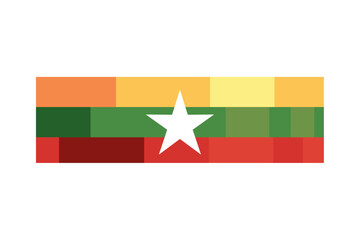 myanmar independence day flag banner