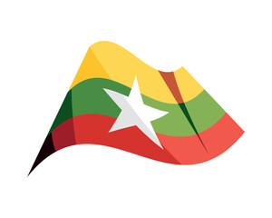 myanmar independence day flag design