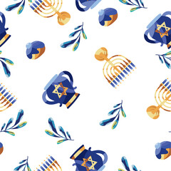hanukkah background design