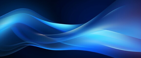 Fototapeta premium ABSTRACT BLUE GRADIENT BACKGROUND, DARK LIGHTS BACKDROP, DIGITAL WEB DESIGN, COLORFUL EFFECTS TEMPLATE FOR DIGITAL GRAPHICS